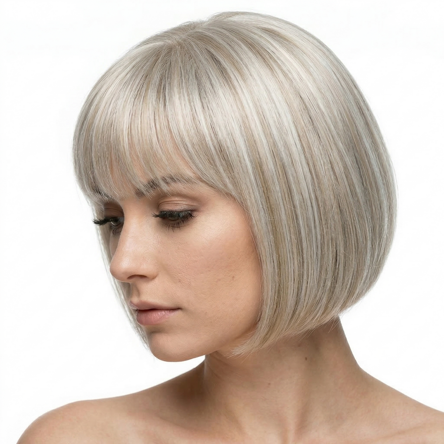 Hot Sale Straight Hair Topper With Bangs For Women With Thinning Hair