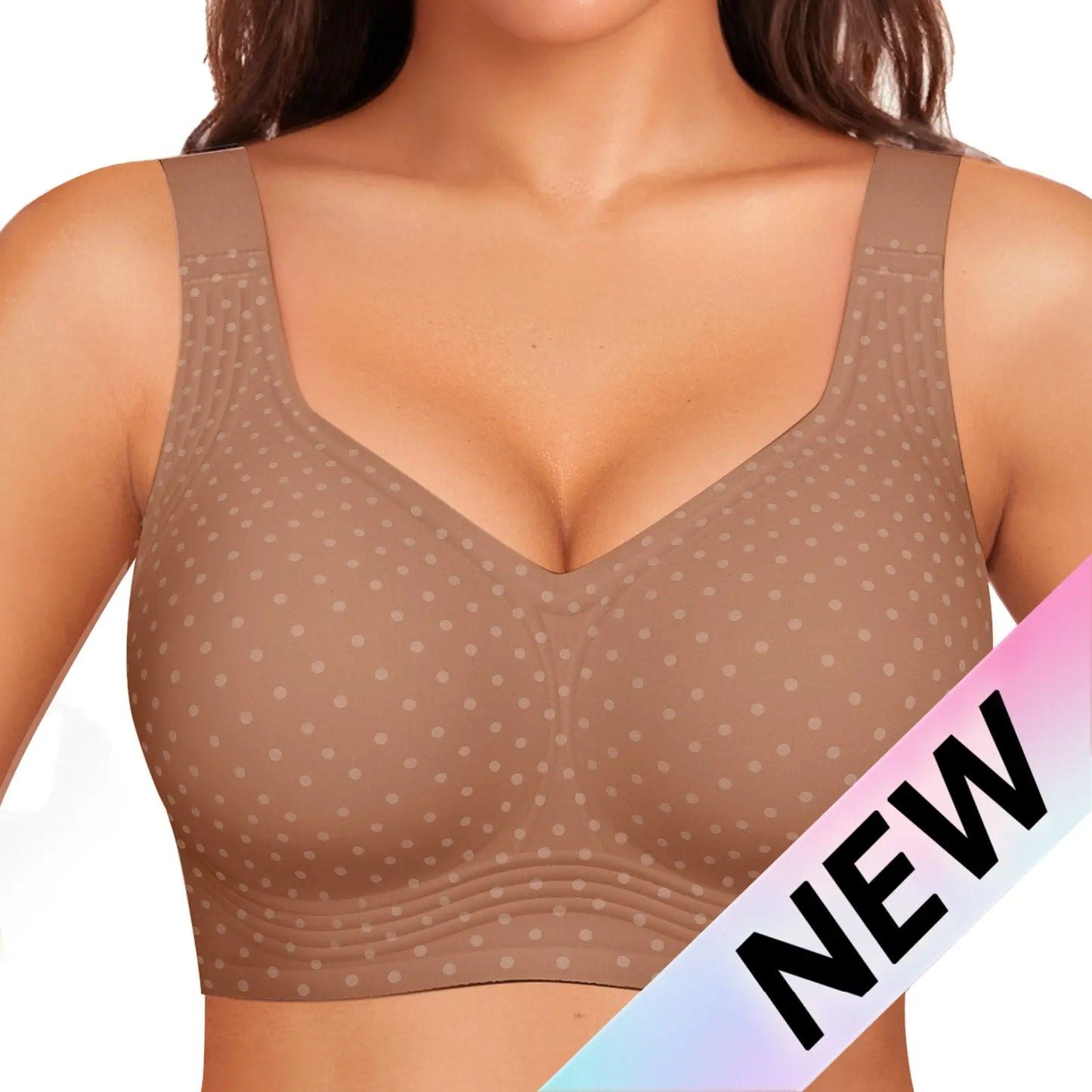 Comfortable Wireless Full Coverage Jelly Smoothing Bra