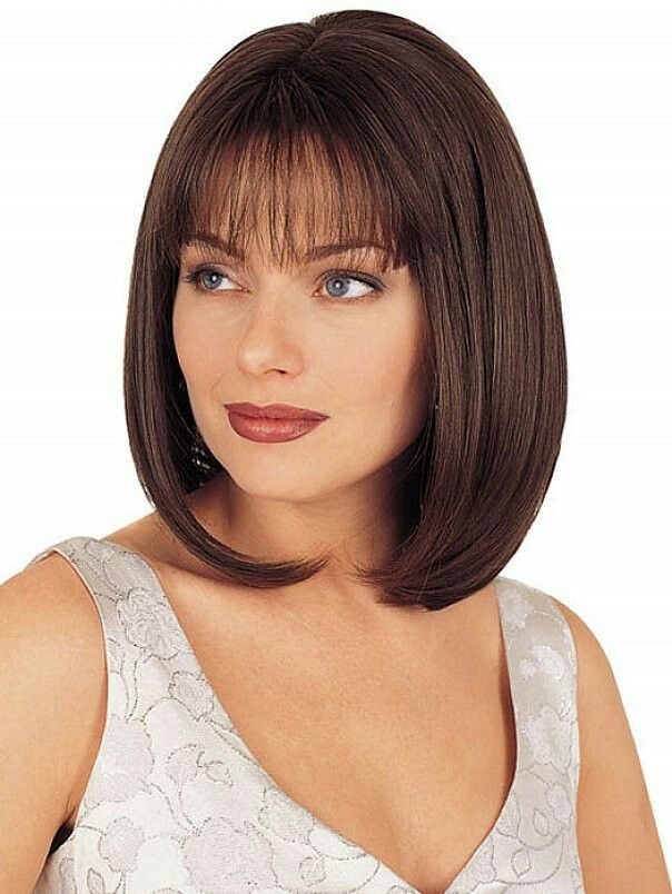 Hot Sale Straight Hair Topper With Bangs For  Women With Thinning Hair