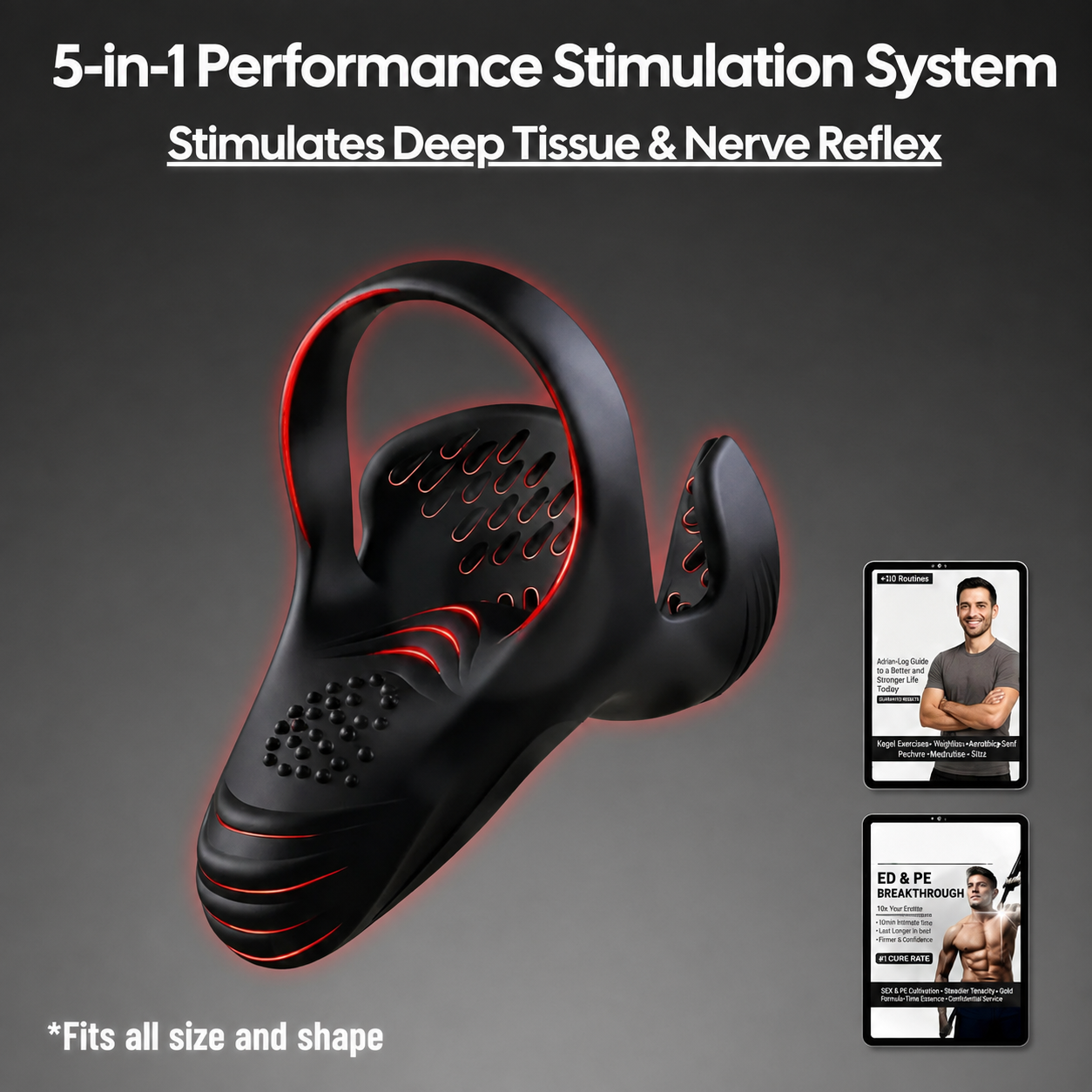 Alisanda™ VitalEngine Pro-The #1 5-in-1 at-home trainer that reverses ED &amp;PE with advanced precision