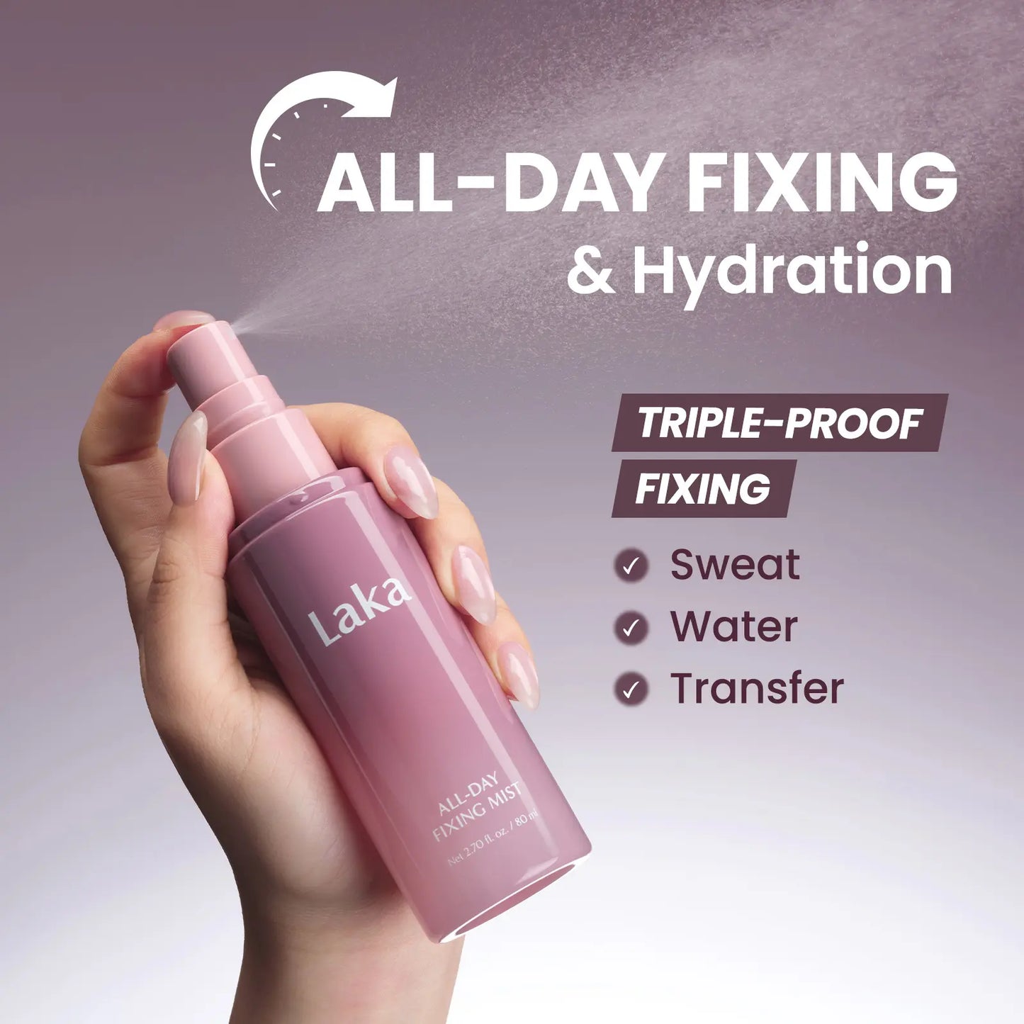🔥All-Day Fixing Mist — 24HR Triple-Proof Hold Setting Spray