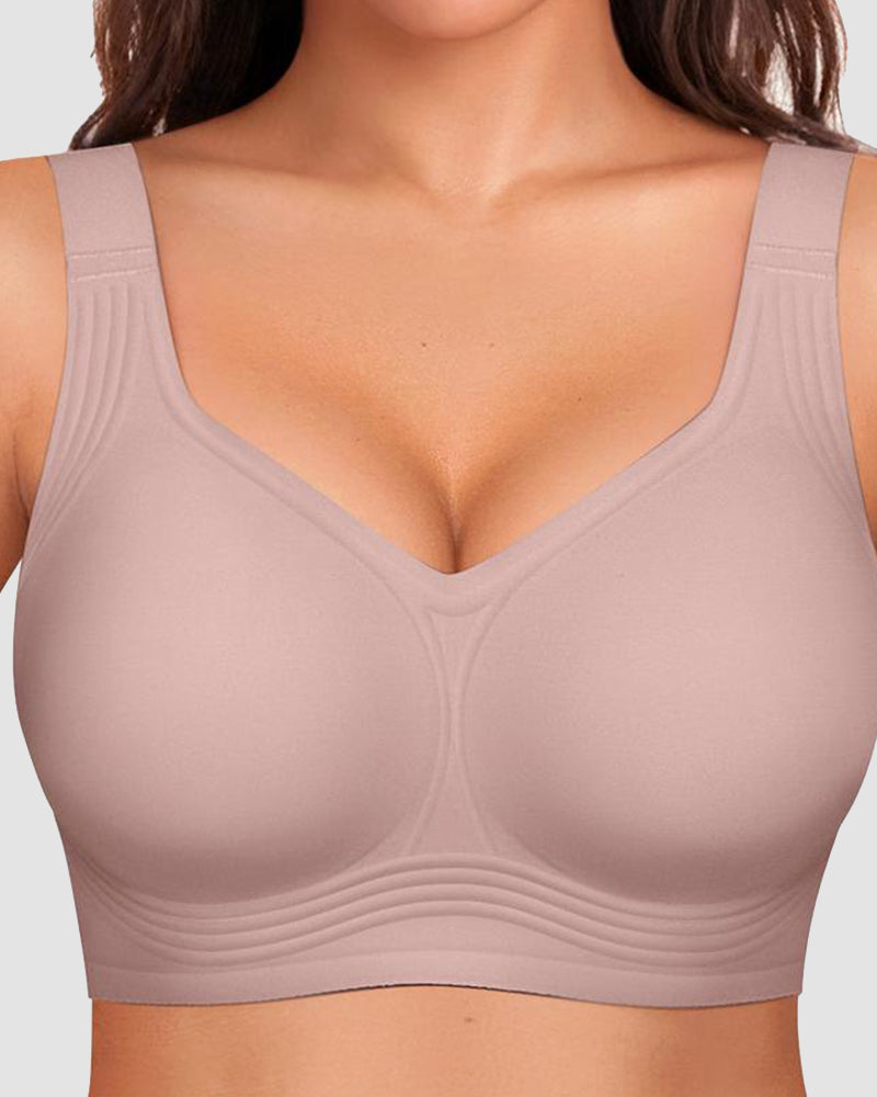 Comfortable Wireless Full Coverage Jelly Smoothing Bra