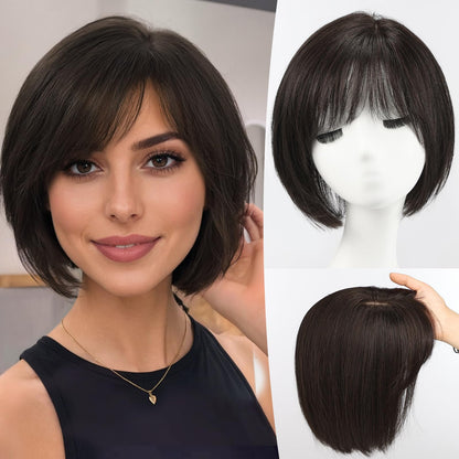 Comfortable & Breathable Clip-In Hair Topper For Women