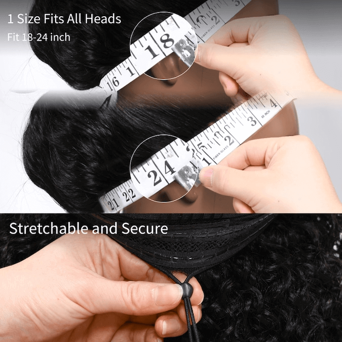 Pre Everything Deep Curly Transparent Full Lace Frontal Glueless Human Hair Wig Flash Sale