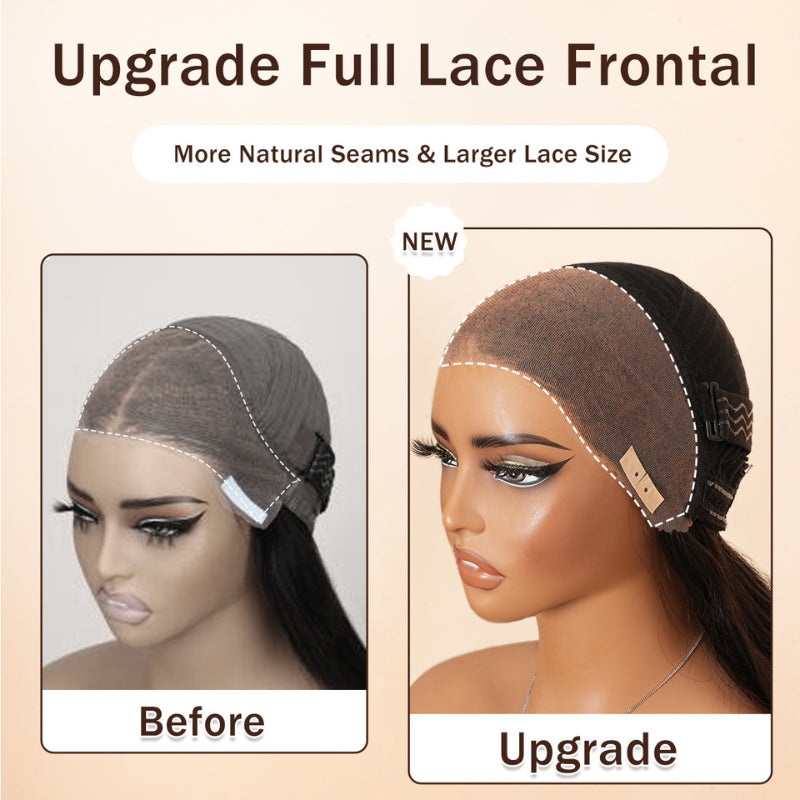 250% Density Luxury Deep Wave Virgin Human Hair HD Full Lace Front Wig Super Double Drawn Level