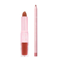 fig + dusty rose liner